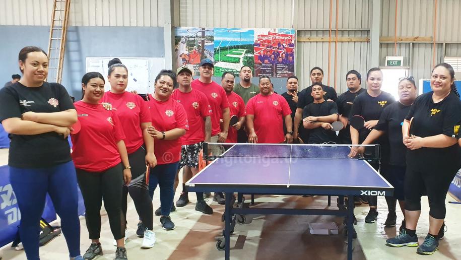 Finance team wins table tennis tournament 2022 Matangitonga